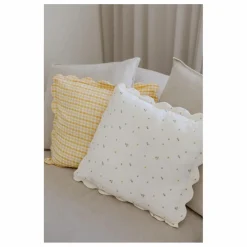 Soft Spot Taies d'oreiller Daisies en coton bio - Set de 2 | Ecru