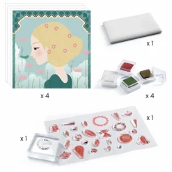 Djeco Tampons Motifs et parures