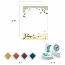 Djeco Tampons Surprising animals