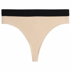 Best Icone Tanga Callas Jersey Côtelé | Ecru