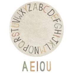 Lorena Canals Tapis ABC Multicolore