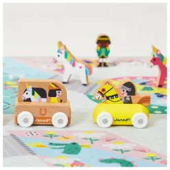 Janod Tapis avec circuit Royaume enchanté - Cross Roads