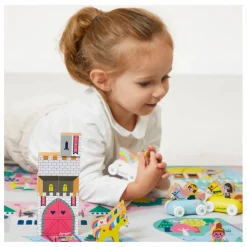 Janod Tapis avec circuit Royaume enchanté - Cross Roads