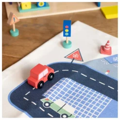 Moulin Roty Tapis Avenue du Moulin Multicolore