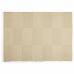 Hot Hay Tapis Check | Sand