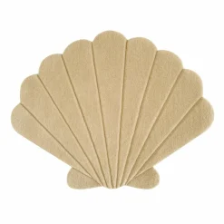 Best Maison Deux Tapis Coquillage en laine | Sable