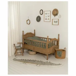 Little Dutch Tapis Crocodile en coton recyclé | Vert New