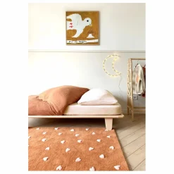 Enfant Maison Deux Tapis|Tapis Enfant|Tapis Cœurs en laine |