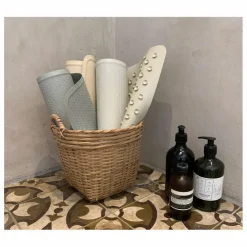 Enfant Hevea L'Heure Du Bain|Linge De Bain Enfant|Tapis de bain anti-dérapant en caoutchouc naturel |