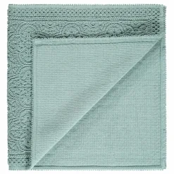 Haomy Tapis de bain en coton Kymi 55x110 cm | Vert céladon