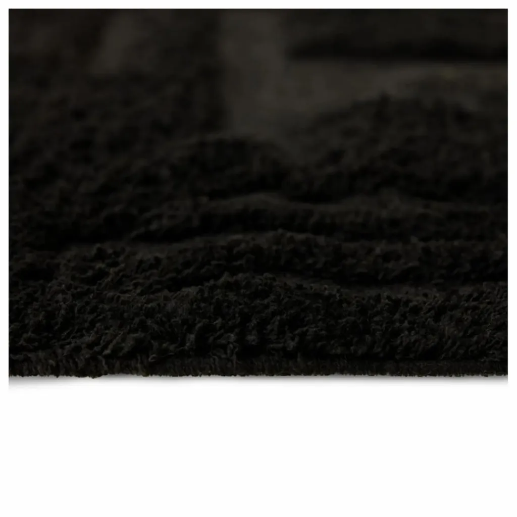 HKliving Tapis de bain Simplicity | Noir New