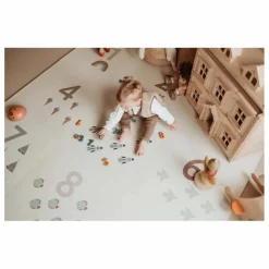 Hot Play and Go Tapis de jeu modulable Tiloo - Nombre Multicolore