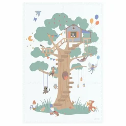 Play and Go Tapis de jeu modulable Tiloo - Arbre Multicolore New