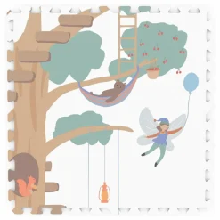 Play and Go Tapis de jeu modulable Tiloo - Arbre Multicolore New