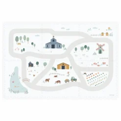 Play and Go Tapis de jeu modulable Tiloo - Ferme Multicolore New