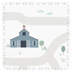 Play and Go Tapis de jeu modulable Tiloo - Ferme Multicolore New