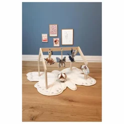 Hot Cam Cam Tapis d'éveil Papillon | Ecru