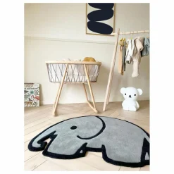Maison Deux Tapis Eléphant Miffy | Gris Best