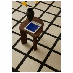 Layered Tapis en laine Avenue | Blanc Sale