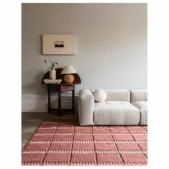 Layered Tapis en Laine Lilly | Rose Best