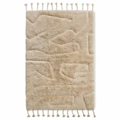 Clearance HKliving Tapis en laine Limitless | Crème