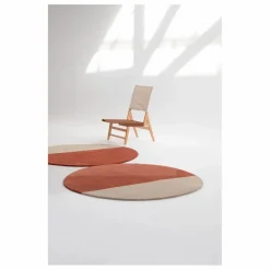 Nanimarquina Tapis en laine Pearls | Brique Hot