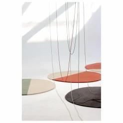 Nanimarquina Tapis en laine Pearls | Brique Hot