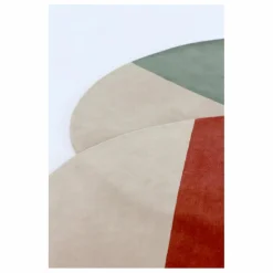 Nanimarquina Tapis en laine Pearls | Brique Hot