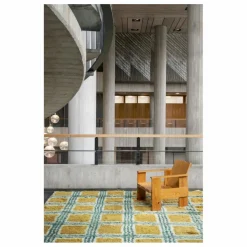 Outlet Layered Tapis en laine Pergola, Evelina Kroon | Jaune moutarde