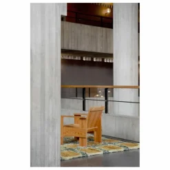 Outlet Layered Tapis en laine Pergola, Evelina Kroon | Jaune moutarde
