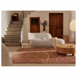 Ferm Living Tapis Gesso | Terracotta New