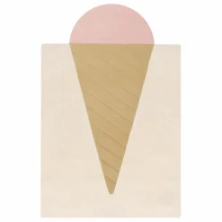 Enfant Maison Deux Tapis|Tapis Enfant|Tapis Glace en laine