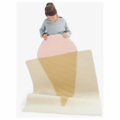 Enfant Maison Deux Tapis|Tapis Enfant|Tapis Glace en laine