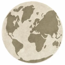 Lorena Canals Tapis Monde | Vert kaki Clearance
