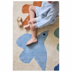 Enfant Bleuu-studio Tapis Oiseaux |