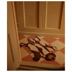 Clearance Doing Goods Tapis Ours en laine | Marron