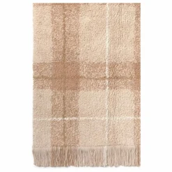 Lorena Canals Tapis Tartan | Vieux Rose Outlet