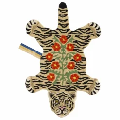 Enfant Doing Goods Tapis tigre à fleurs |