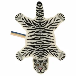 Doing Goods Tapis Tigre des neiges en laine | Ecru Outlet