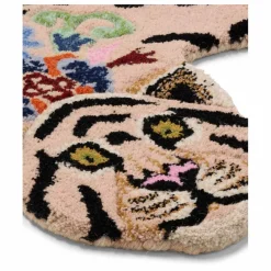 Hot Doing Goods Tapis tigre Mahee Majestic en laine | Rose pêche