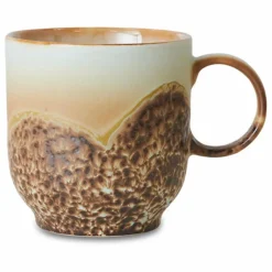 Clearance HKliving Tasse à café en grès | Marron