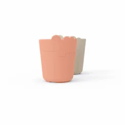 Done by deer Tasse Croco Kiddish - Set de 2 | Corail Outlet