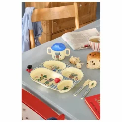 Rice Tasse d'apprentissage en mélamine Elephant - x Nathalie Lété | Bleu New