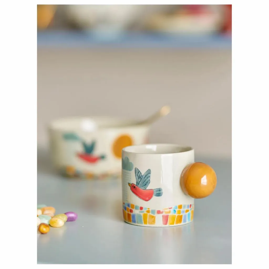 Online Bloomingville Mini Tasse en grès Colorine Multicolore