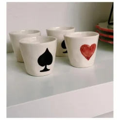 Anna + Nina Tasse espresso Ace of Spades | Noir Online