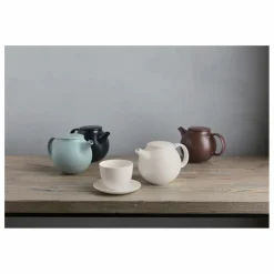 Kinto Tasse et soucoupe Pebble en porcelaine | Blanc Best