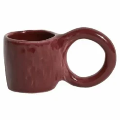 Discount Petite friture Tasse expresso Donut, Pia chevalier - Set de 2 | Bordeaux