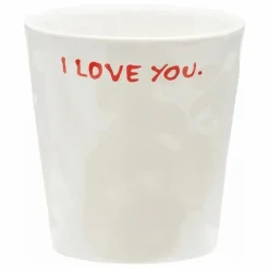 New Anna + Nina Tasse I Love You Blanc