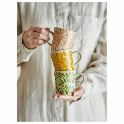 Online Bloomingville Tasses Fauni en grès - Set de 3 | Multicolore