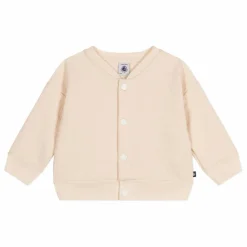 Petit Bateau Manteaux, Blousons, Pilotes|Teddy Tubique Matelassé Cœurs |